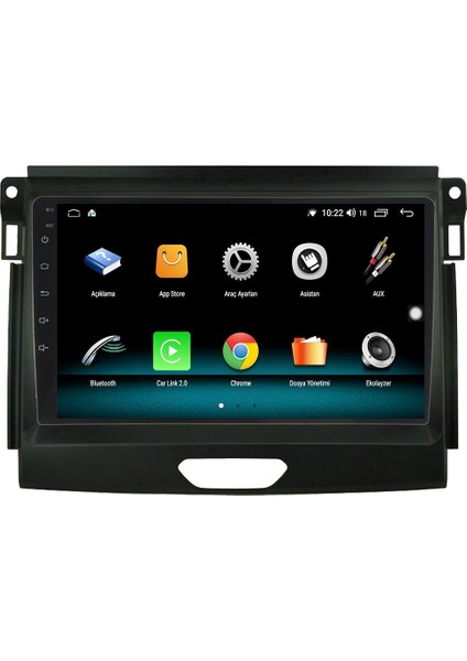 Ford Ranger Android 12 Multimedya Carplay 8gb Ram + 128GB HDD Navigasyon Ekran indirimleri