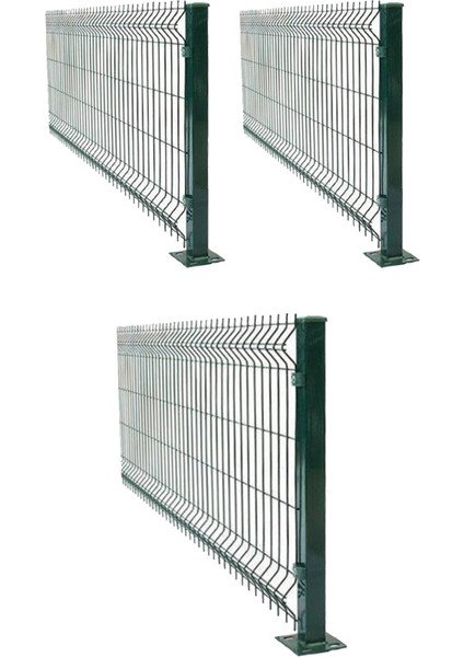 Pcm 3'lü Panel Çit Takım 50X250 cm Çift Telli (7,5 Metre)