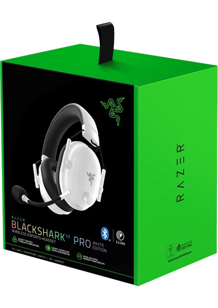 BlackShark V2 Pro (2023) 7.1 Surround Mikrofonlu Beyaz Kablosuz Gaming Kulaklık RZ04-04530200-R3M1