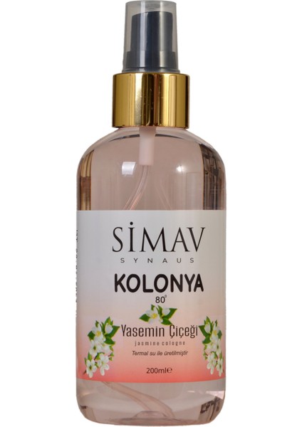 Simav Termal Sulu Kolonya Seti 5'li - 200 ml Spreyli