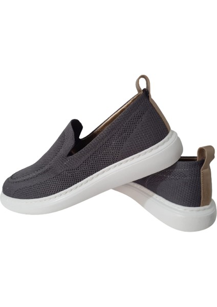 Polo Füme-Sarı Erkek Fileli Modern Tasarım Yazlık Ayakkabı
