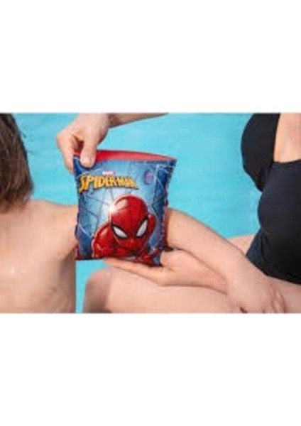 Efna Store Bestway Spiderman Lisanslı Çocuk Şişme Kolluk 23X15 cm 3-6 Yaş