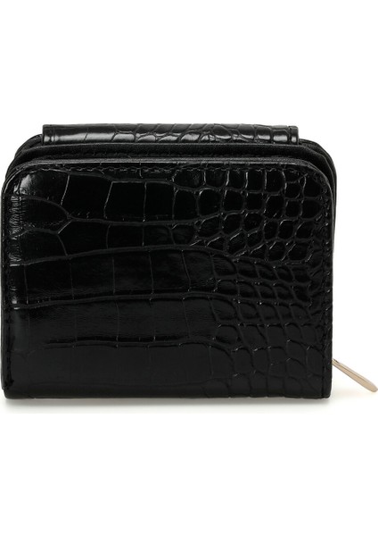 Croco Patlı Czdn 3pr Siyah Kadın Cüzdan modelleri