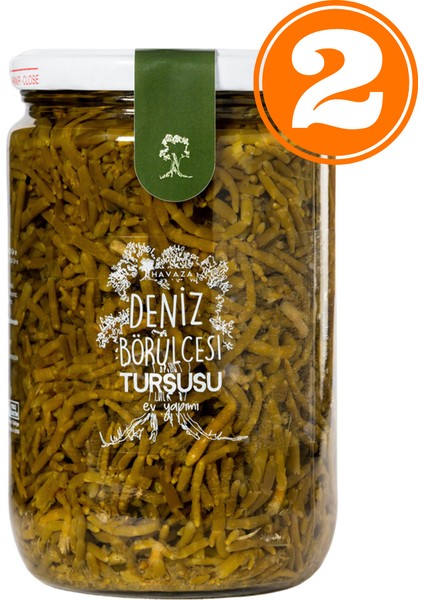 Deniz Börülcesi Turşusu Ev Yapımı 720 gr 2'li Paket