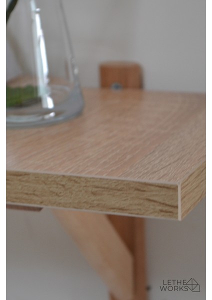 Duvar Rafı (2’li Sonoma Mdf Lam Raf (Ahşap Ayaklı))