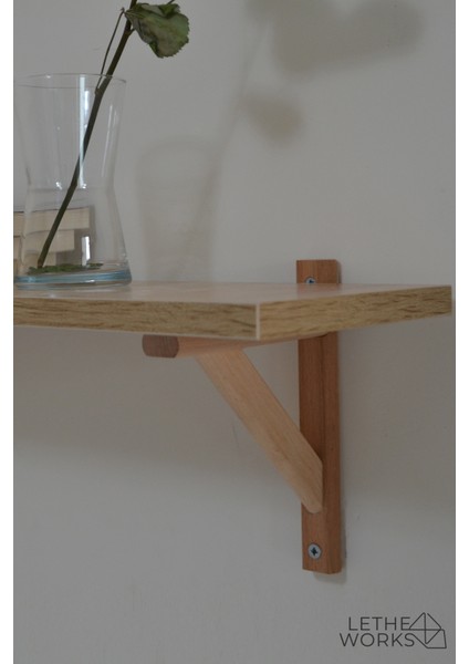 Duvar Rafı (2’li Sonoma Mdf Lam Raf (Ahşap Ayaklı))