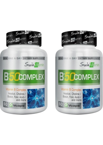 Bigjoy Suda Vitamin B-50 Complex 60 Kapsül 2 Adet