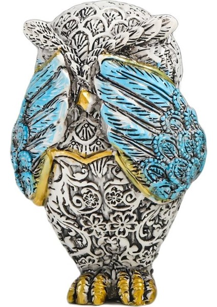 Görmedim Duymadım Bilmiyorum 3’lü Baykuş Biblo Heykel Ev Ofis Yeni Yıl Hediyesi Dekor Vitrin Süsü 2 fırsatları