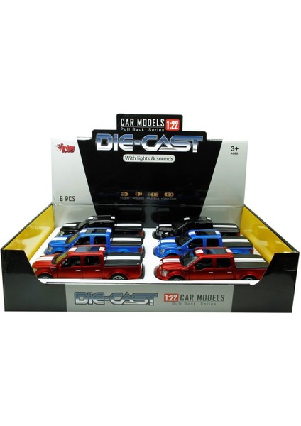 HCL-903A Çek Bırak 1:22 Sesli ve Işıklı Araba - Vardem Oyuncak