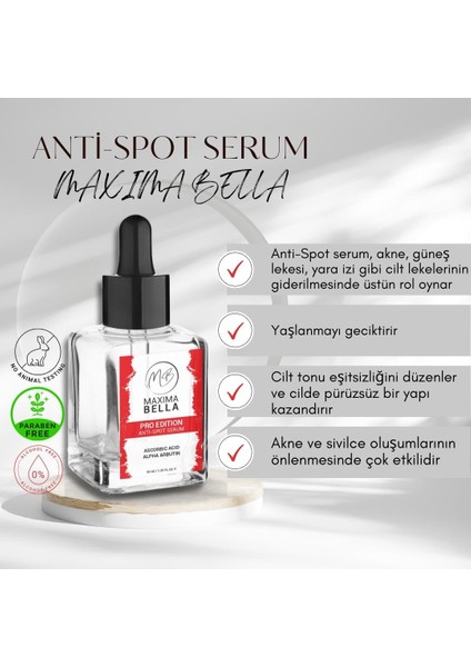 Anti Spot Leke Karşıtı Cilt Bakım Serumu 40 ml