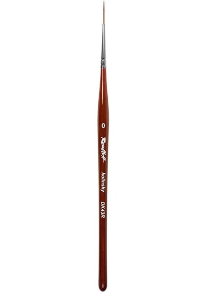 Roubloff Dk43r Kolinsky Doğal Kıl Fırça No:0 15mm