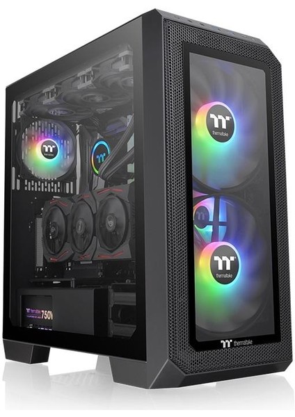 Vıew 300MX Tg CA-1P6-00M1WN-00 Gaming E-Atx Pc Kasası Siyah