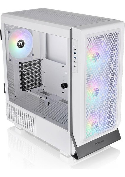 Ceres 500 CA-1X5-00M6WN-00 14CM 4-Fanlı Rgb Gamıng Mıd-Tower Pc Kasası Beyaz