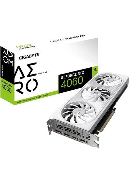 Gıgabyte 8gb RTX4060 Aero Oc EG-GV-N4060AERO-OC-8GD Gddr6 Pcıe 4.0