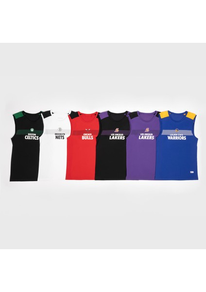 Tarmak Nba Los Angeles Lakers Erkek Basketbol Içliği - Siyah - Ut500