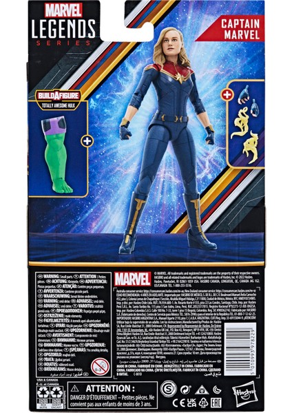 The Marvels - Marvel Legends Captain Marvel (Totally Awesome Hulk Baf) indirimleri