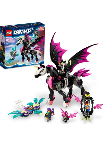 ® DREAMZzz Uçan At Pegasus 71457 - 8 Yaş ve Üzeri Macera Sever Çocuklar Için 2 Farklı Yapım Seçeneği Sunan Yaratıcı Oyuncak Yapım Seti (482 Parça)