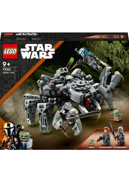 LEGO® Star Wars™ The Mandalorian 2 Örümcek Tankı 75361 - 9 Yaş ve Üzeri Star Wars Hayranı Çocuklar Için Yaratıcı Oyuncak Yapım Seti (526 Parça)