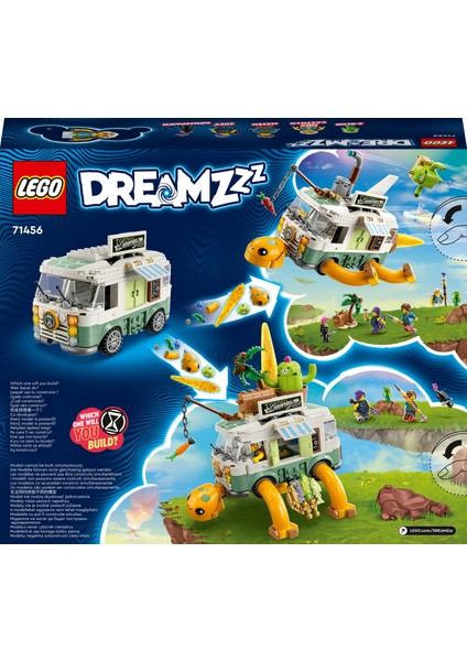 ® DREAMZzz Bayan Castillo'nun Kaplumbağa Minibüsü 71456 - 7 Yaş ve Üzeri Çocukların 2 Farklı Şekilde Inşa Edebileceği Bir Kaplumbağa Minibüsü Içeren Yaratıcı Oyuncak Yapım Seti (434 Parça)