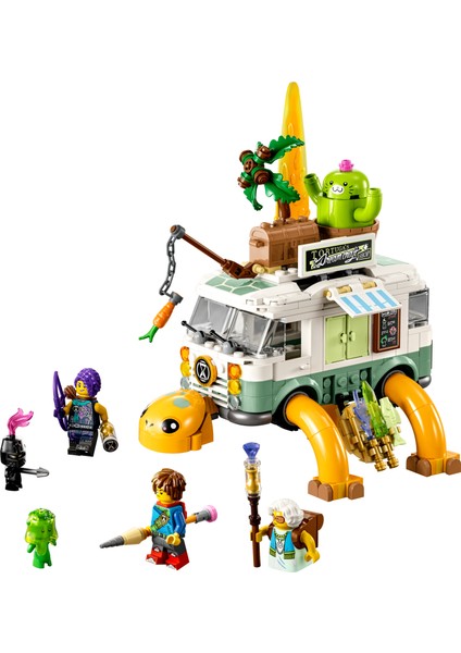® DREAMZzz Bayan Castillo'nun Kaplumbağa Minibüsü 71456 - 7 Yaş ve Üzeri Çocukların 2 Farklı Şekilde Inşa Edebileceği Bir Kaplumbağa Minibüsü Içeren Yaratıcı Oyuncak Yapım Seti (434 Parça)