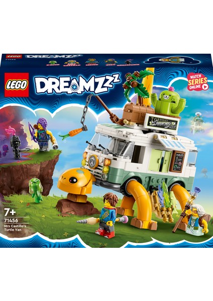 ® DREAMZzz Bayan Castillo'nun Kaplumbağa Minibüsü 71456 - 7 Yaş ve Üzeri Çocukların 2 Farklı Şekilde Inşa Edebileceği Bir Kaplumbağa Minibüsü Içeren Yaratıcı Oyuncak Yapım Seti (434 Parça)