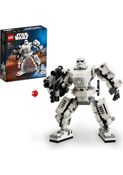 Star Wars™ Stormtrooper™ Robotu 75370 - 6 Yaş ve Üzeri Çocuklar için Yaratıcı Oyuncak Yapım Seti (138 Parça)