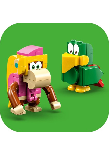 ® Super Mario™ Dixie Kong'un Orman Konseri Ek Macera Seti 71421 - 7 Yaş ve Üzeri Çocuklar Için Koleksiyonluk Yaratıcı Oyuncak Yapım Seti (174 Parça)