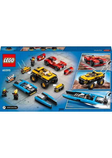 LEGO® City Kombo Yarış Paketi 60395 - 6 Yaş ve Üzeri Çocuklar ve LEGO® 2kdrıve Video Oyununun Hayranları Için Yaratıcı Oyuncak Yapım Seti (362 Parça)