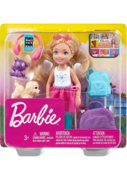 Aksesuarlı Chelsea Bebek Seyahatte FWV20 - Pembe Tül Etekli Chelsea indirimleri