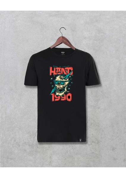 Kurukafa Skull Punk Özel Tasarım Baskılı Unisex Tişört