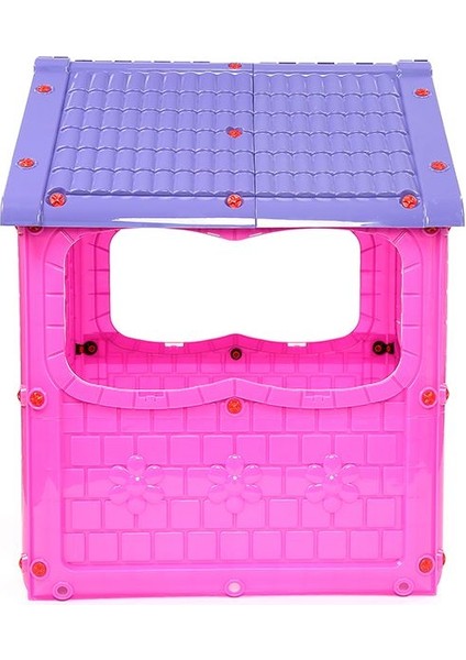 OSER DIŞ TİCARET Pembe Oyun Evi Kreş Anaokulu Çocuk Oyun Evi Plastik Anaokulu Bahçe Oyun Evi Modelleri