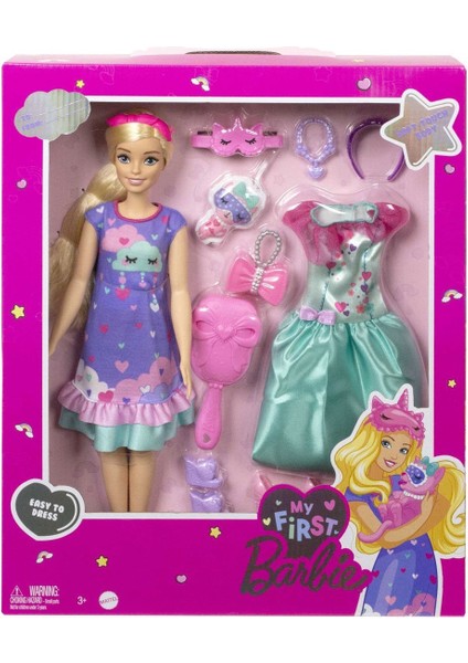 HMM66 My First Barbie - Ilk Barbie Bebeğim - Delüks Bebek