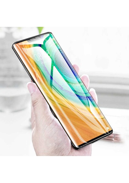 Huawei Mate 30 Pro Tam Kaplayan Ekran Koruyucu Esnek Pet Jelatin