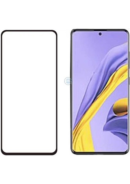 Samsung Galaxy A91 (S10 Lite) Tam Kaplayan Ekran Koruyucu Esnek Pet Jelatin