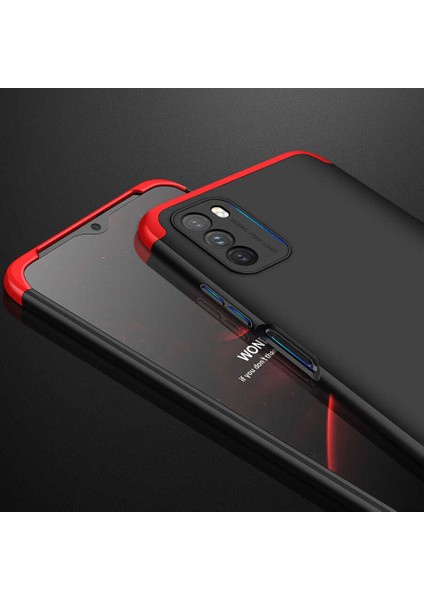 Xiaomi Poco M3 Kılıf 3 Parçalı Tam Kaplayan Kapak Voyas