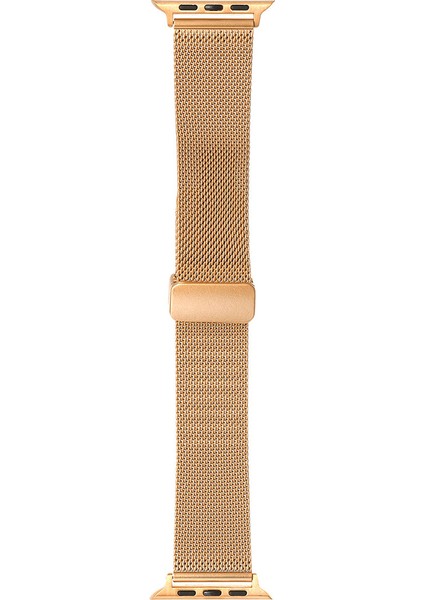 Apple Watch 44 mm Için Hasır Desenli Kopçalı Metal Kayış-Kordon Krd-85 fırsatları