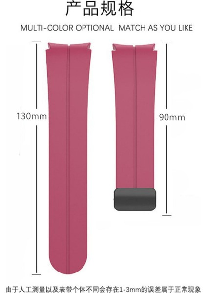 Huawei Honor Watch Gs Pro (22MM) Için Manyetik Kopçalı Renkli Silikon Kayış-Kordon Krd-84 fiyatları