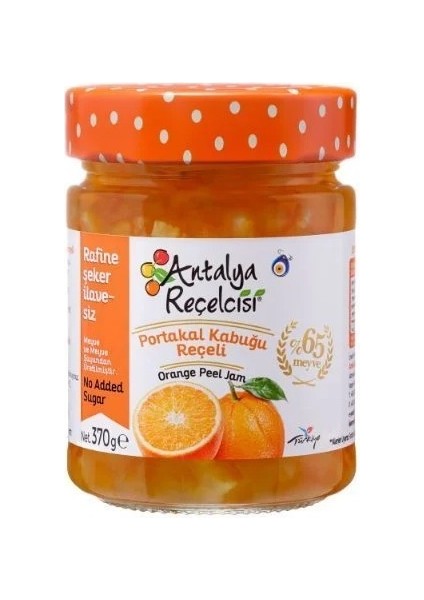 Portakal Kabuğu Reçeli 370G Rafine Şeker Ilavesiz