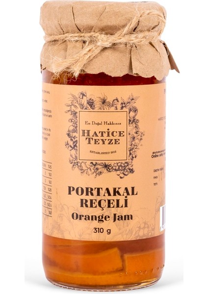 Portakal Reçeli 310 gr