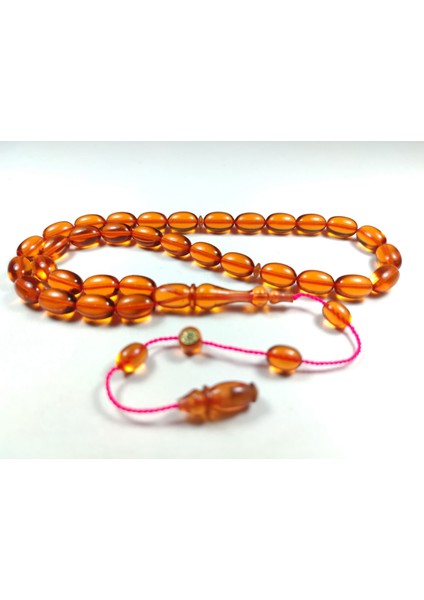 Iskeçe Tesbih Hikmet Al Said Usta Işi Imzalı 0.6 Delim Alman Zar Model No 2845