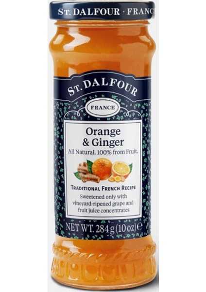 St. Dalfour ZencefilPortakal Reçeli 284 gr