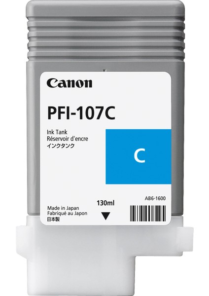 PFI-107C Cyan Mavi Plotter Kartuş IPF770-775