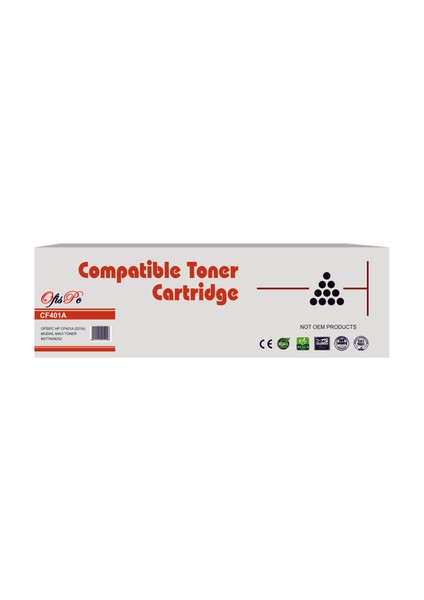 Hp CF401A Mavi Muadil Toner 201A M227-M252