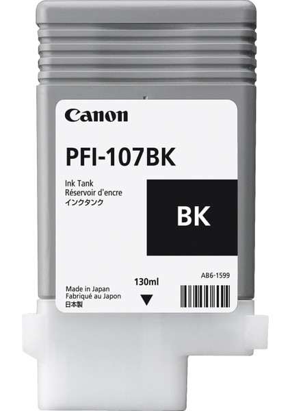 PFI-107BK Black Siyah Plotter Kartuş IPF770-775