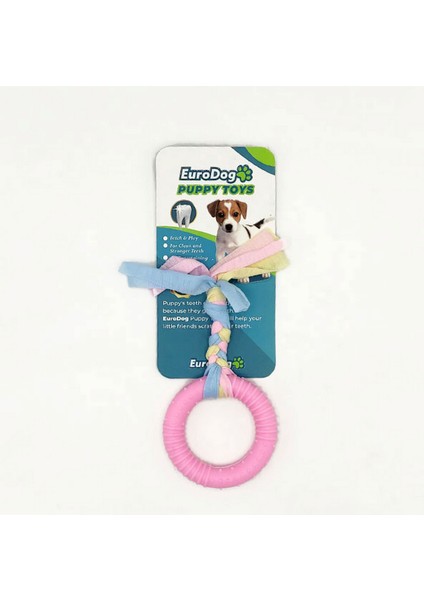 Puppy Toys Pembe Halka Diş Kaşıma Oyuncağı Nrmsa