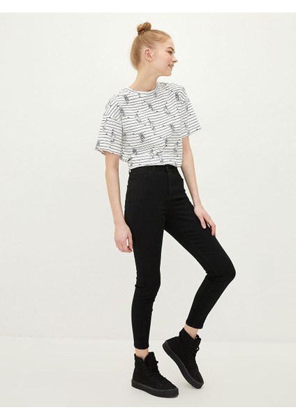 Lcw Jeans Yüksek Bel Süper Skinny Fit Kadın Jean Pantolon
