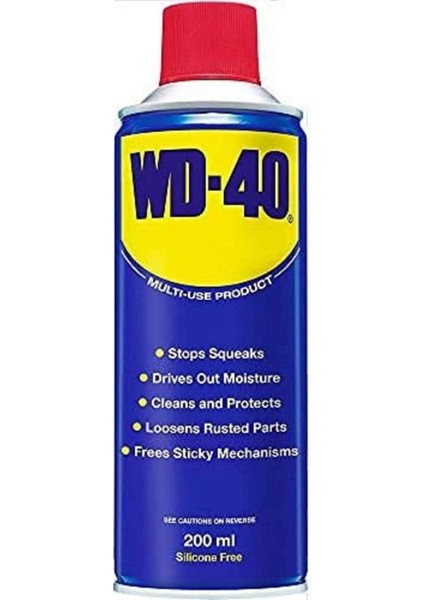 Wd‑40 Çok Amaçlı Yağlayıcı-Pas Sökücü 200 ml 1 Paket ( 12 Adet )