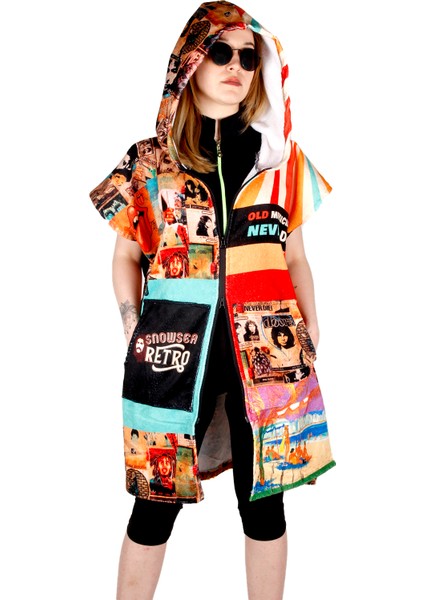 SP1035 Retro Plaj Pançosu, Sörf Havlusu