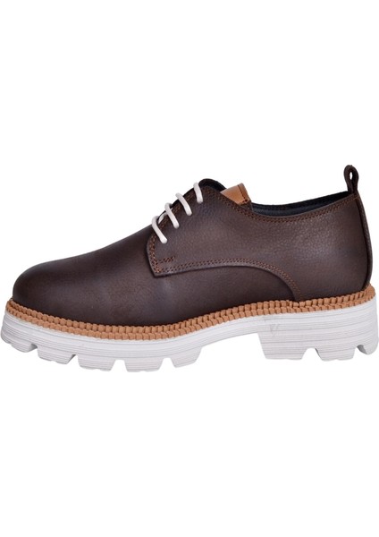 D23KA-6055 Kadın Kahve Nubuk Deri Ayakkabı modelleri