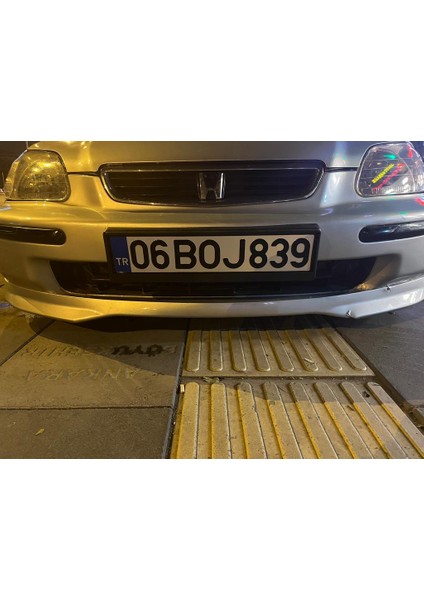 Tan Oto Garage Honda Civic Eg Ies Vtec1 Vtec2 Uyumlu Ön Tampon Plaka Altlığı